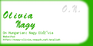 olivia nagy business card